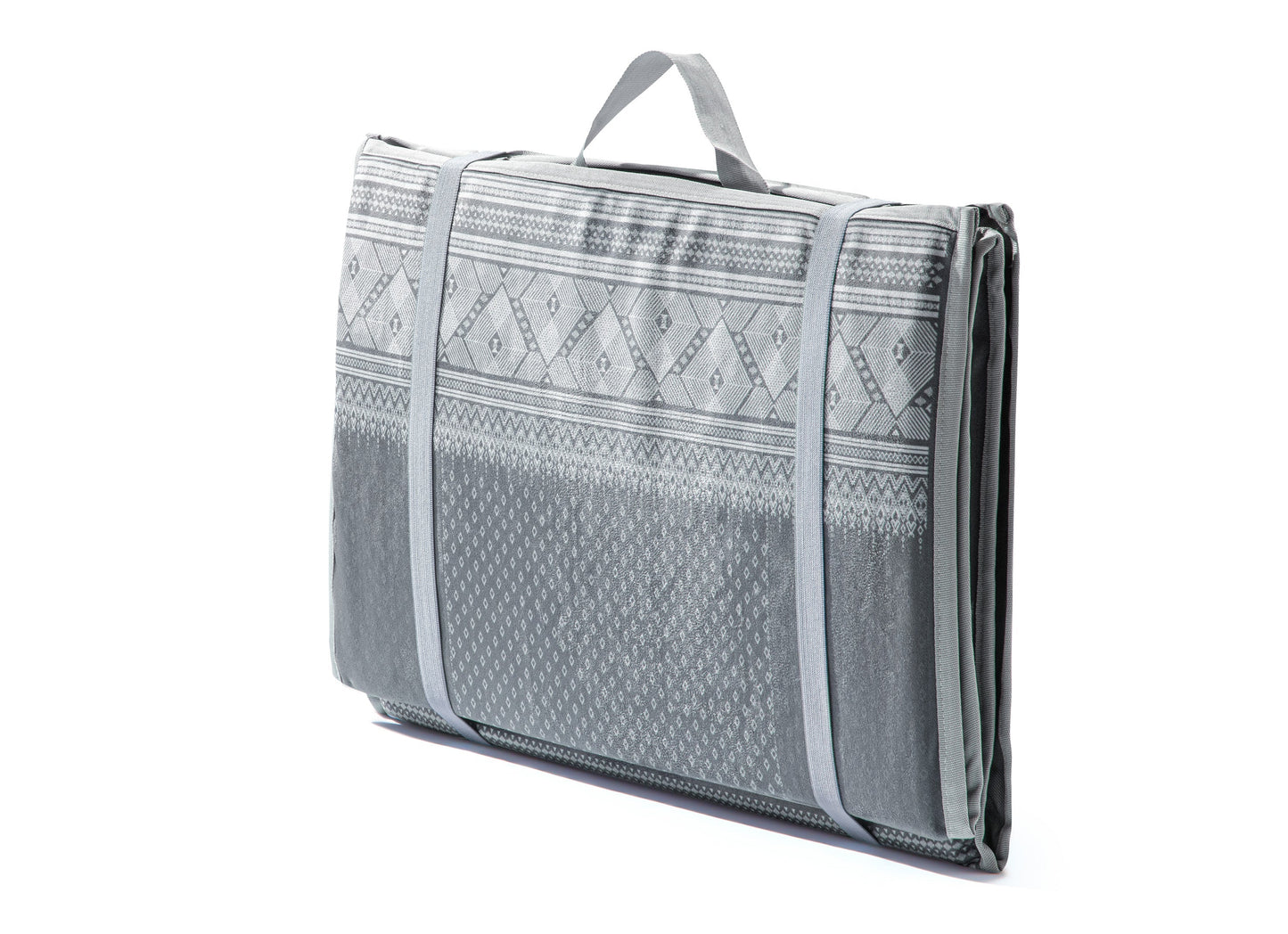 Classical Grey Backrest Prayer Mat