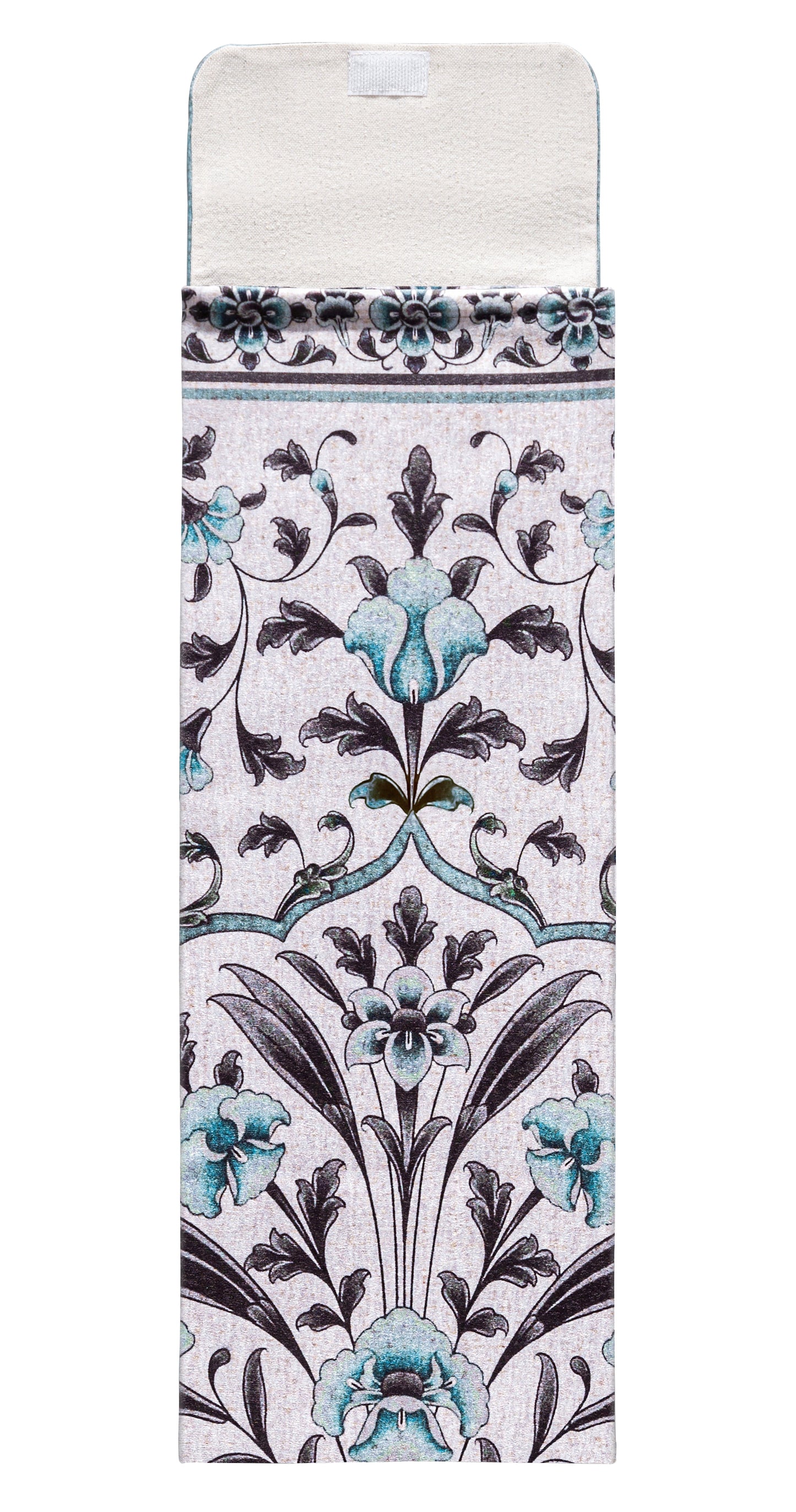Blue Blooming Damask Pocket Sejadah