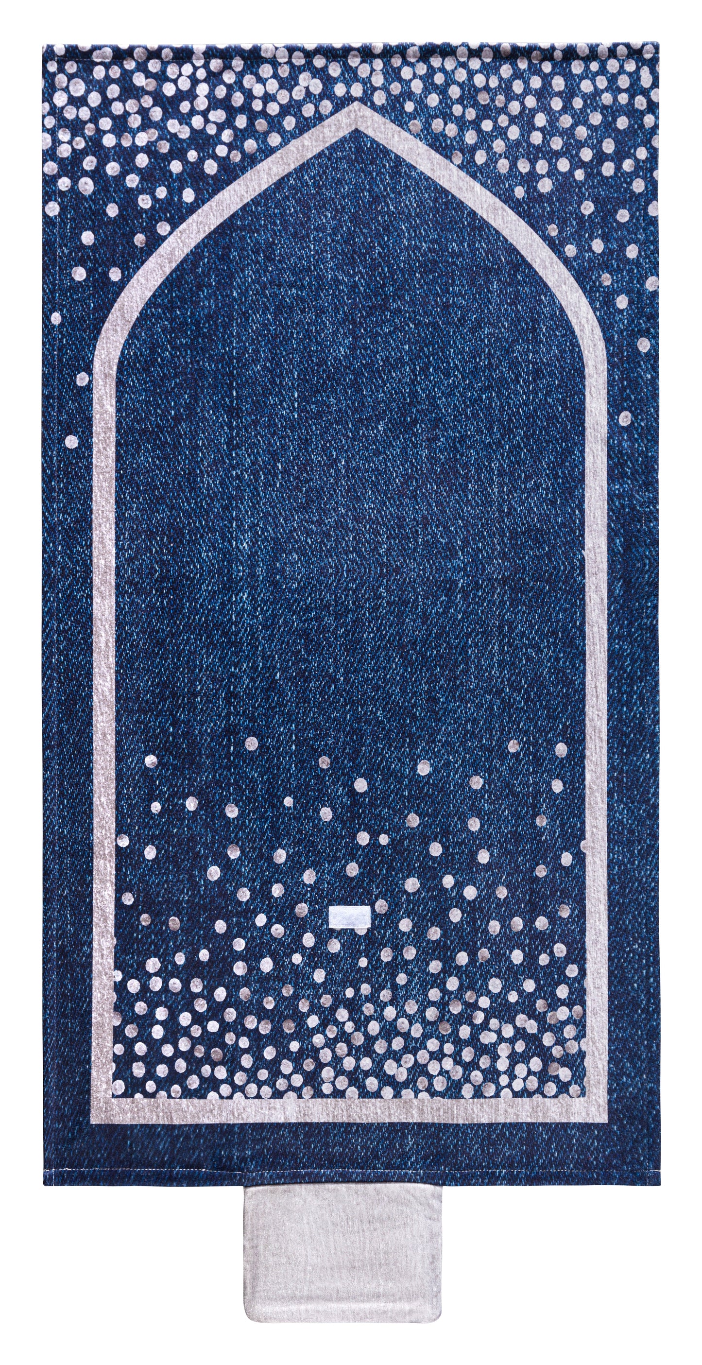 Grey Dotted Pocket Sejadah
