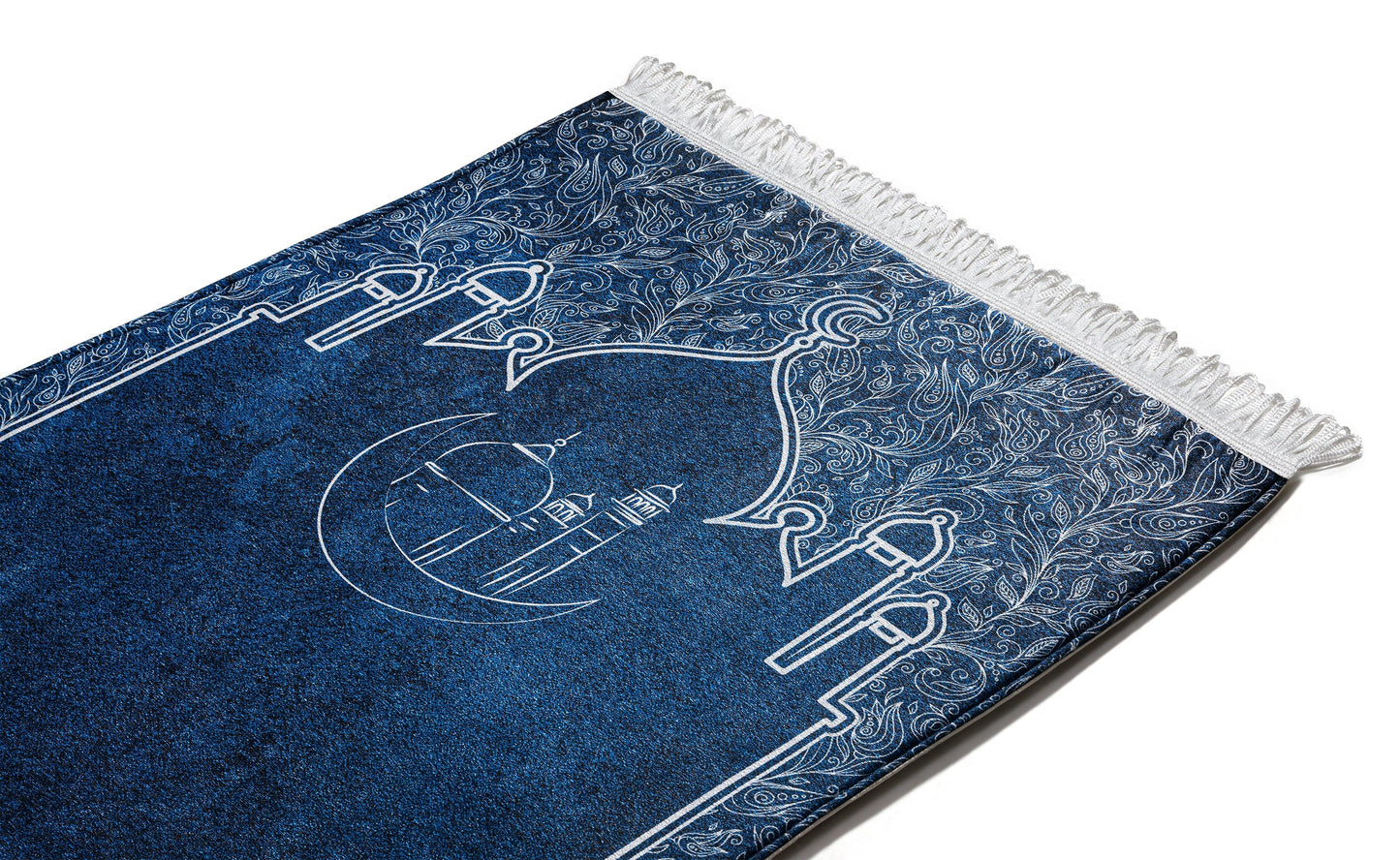 Islamic Navy Blue Original Prayer Mat