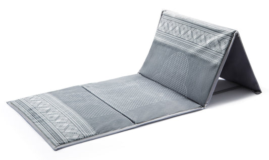 Classical Grey Backrest Prayer Mat