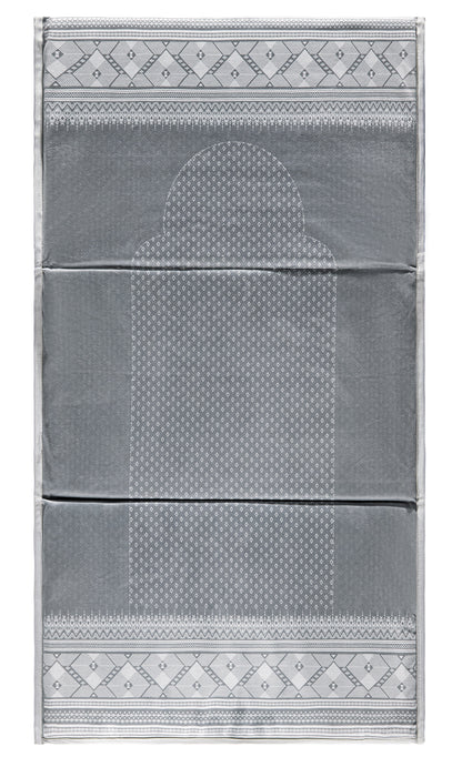 Classical Grey Backrest Prayer Mat