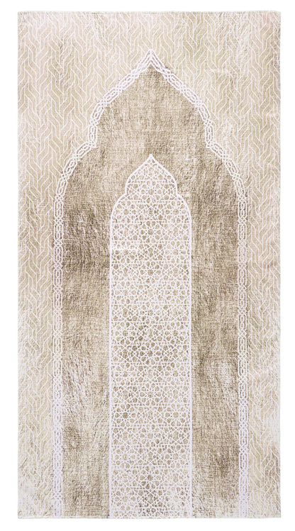 Beige Rejal Prayer Set