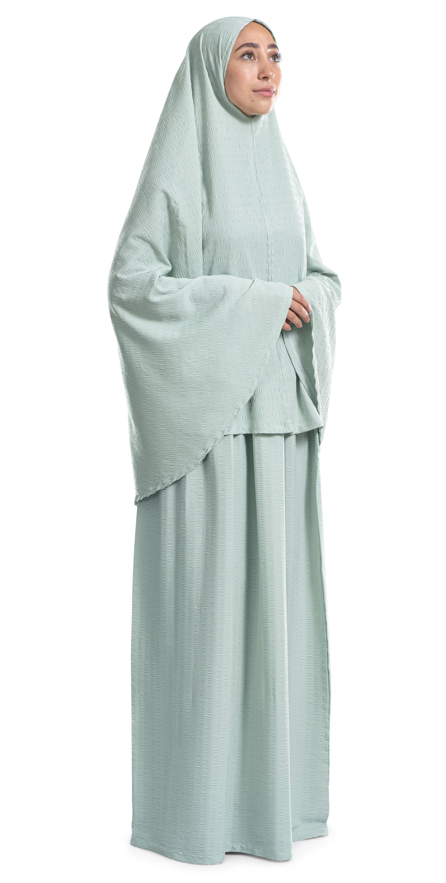 Mint Green Minimal Islamic Prayer Wear