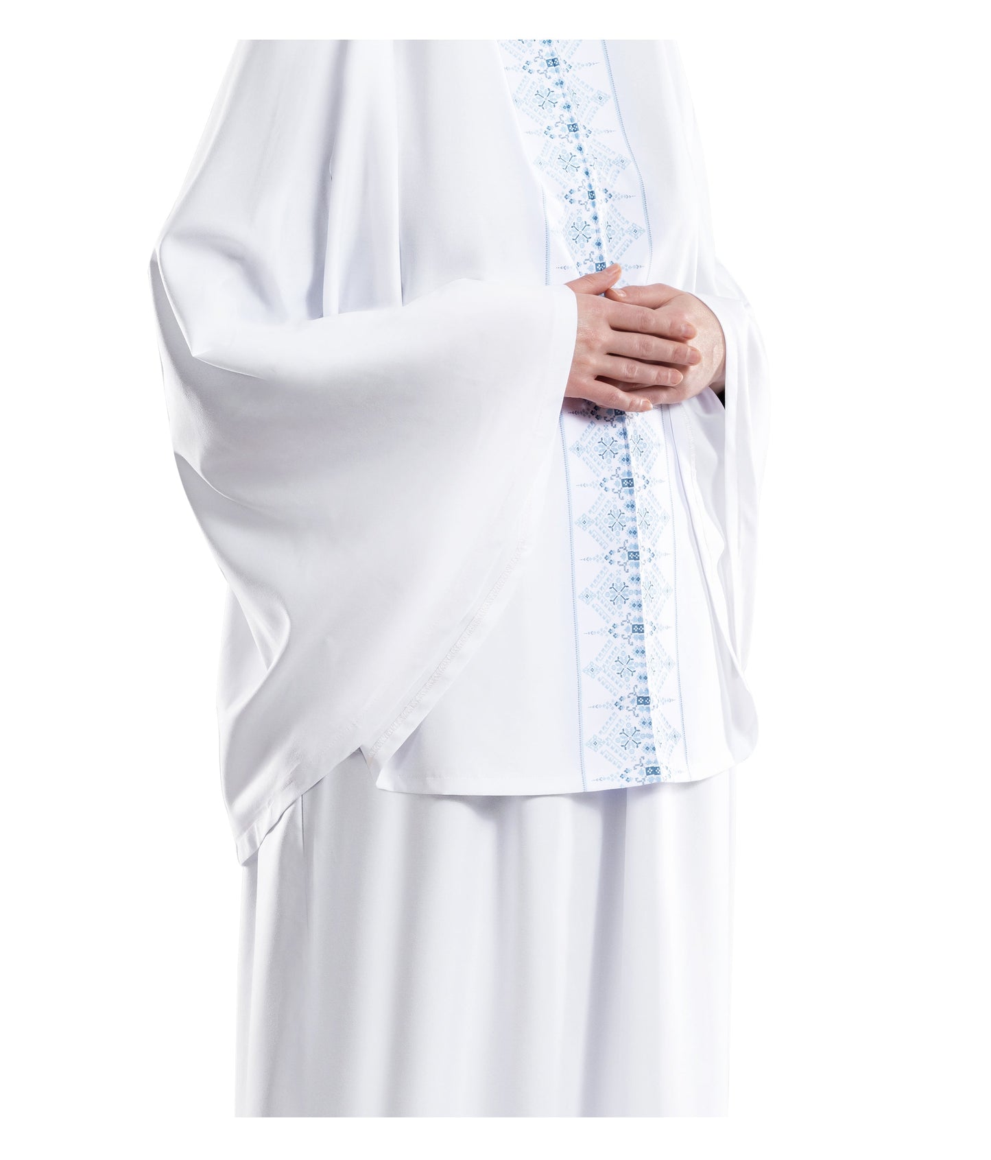 Azure White Islamic Prayer Wear