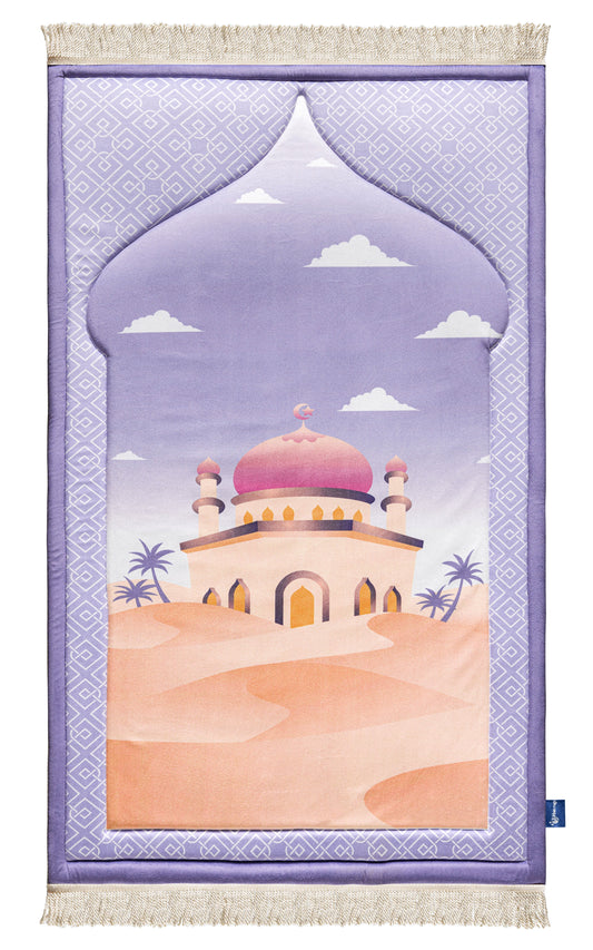 Mauve Sahara Mosque Junior Prayer Mat