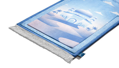 Bluish Sahara Mosque Junior Prayer Mat