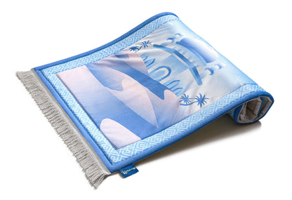 Bluish Sahara Mosque Junior Prayer Mat