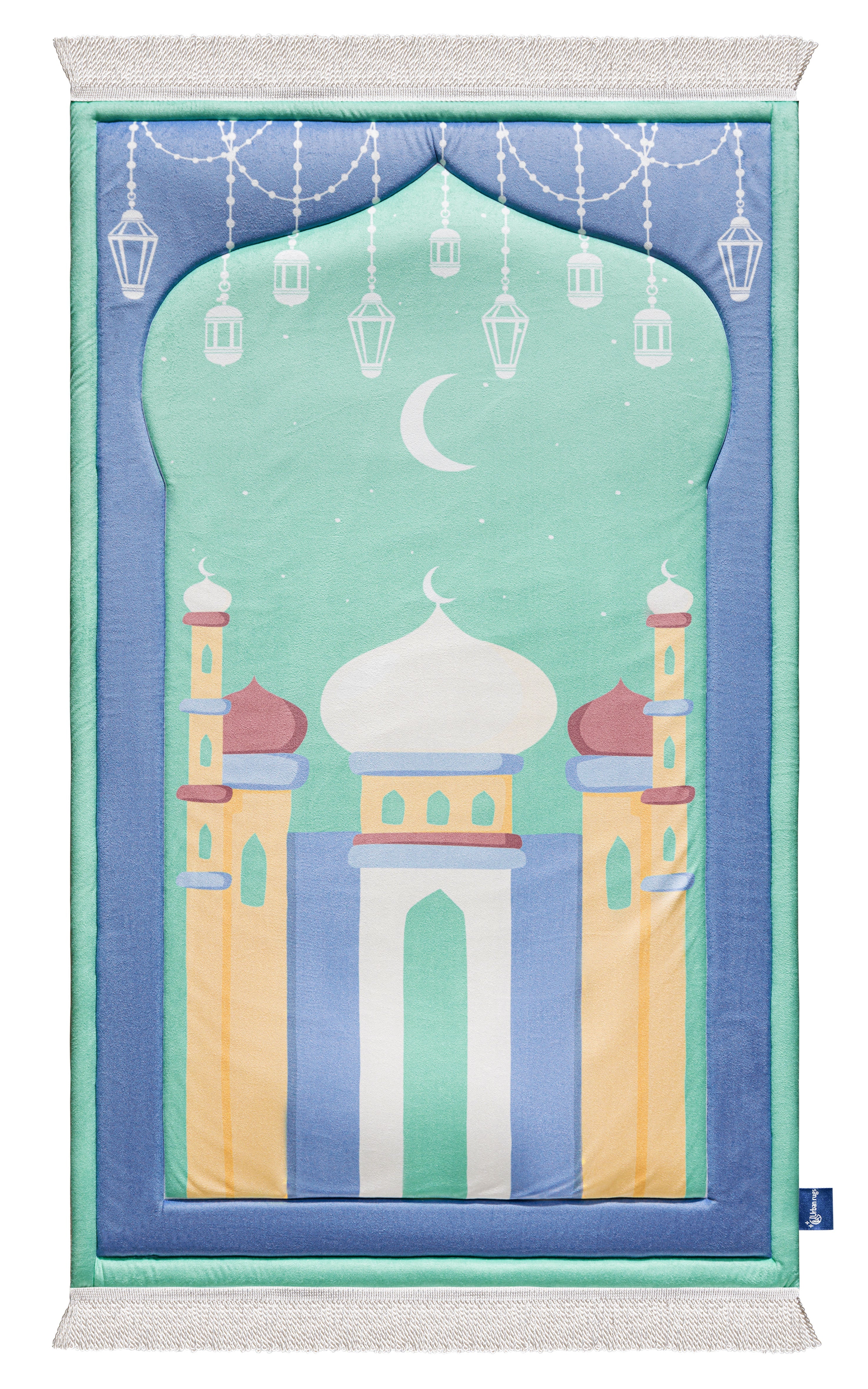 Aqua Mumbai Mosque Junior Prayer Mat – Urban Rugs Kuwait