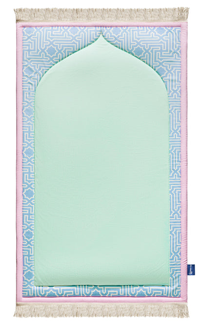 Pastel Islamic Arch Junior Prayer Mat