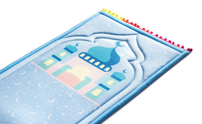 Blue-Ish Kids Prayer Mat