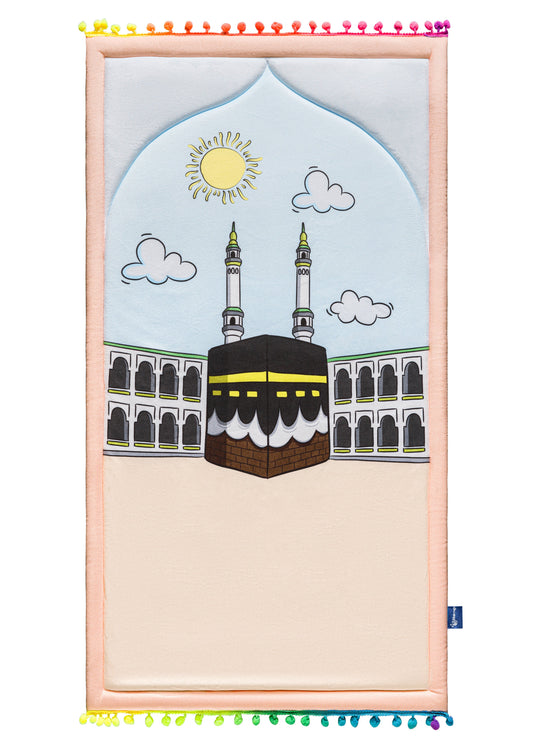 Midday in Mecca Kids Prayer Mat