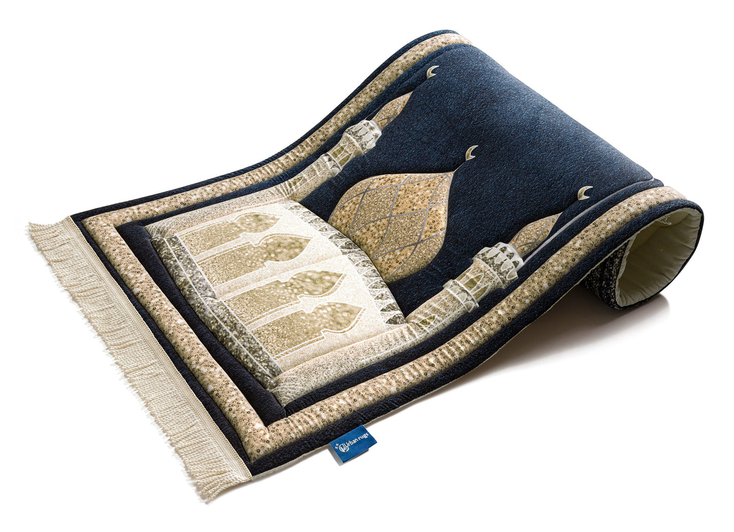 Blue Shimmer Premium Prayer Mat
