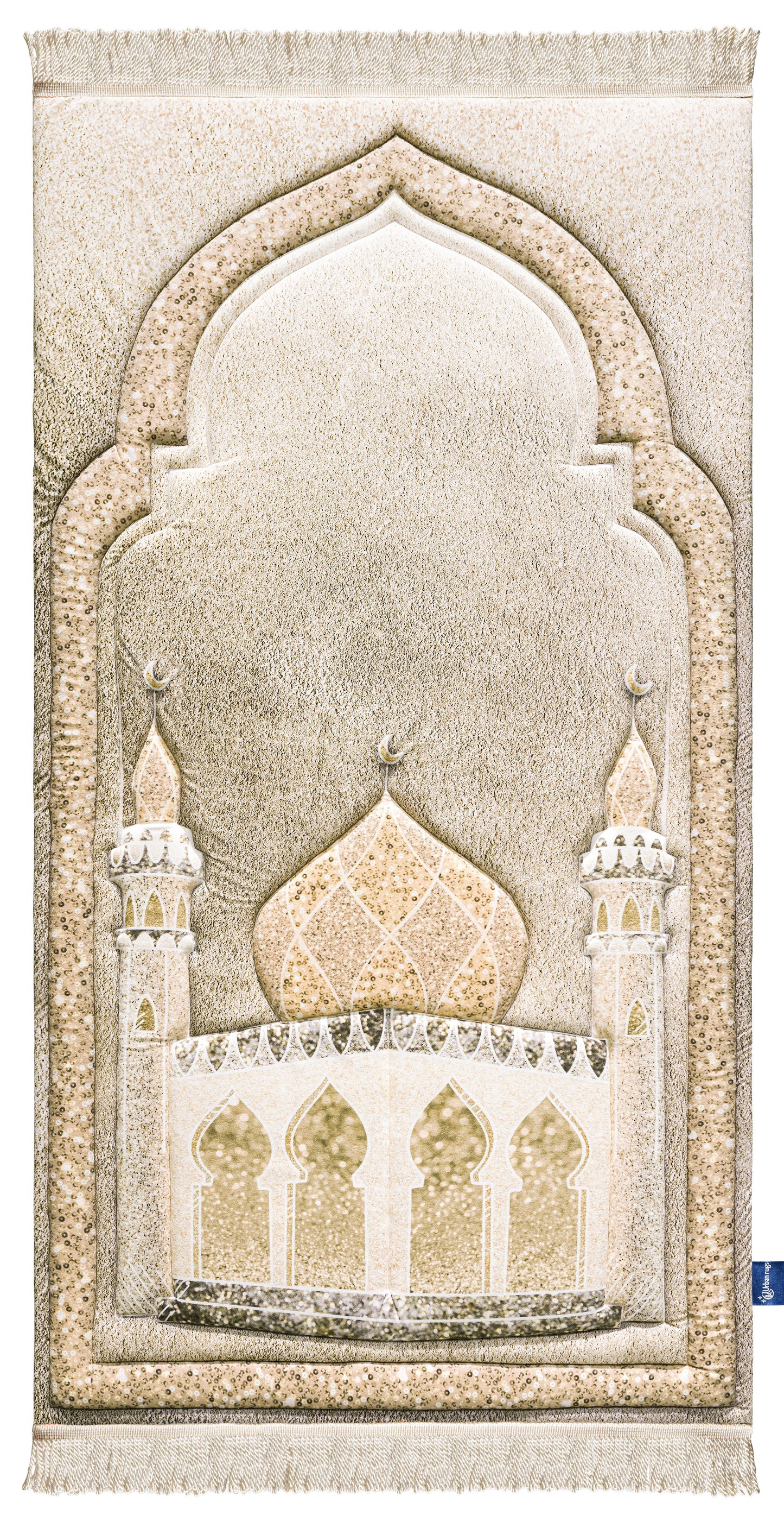 Golden Shimmer Premium Prayer Mat