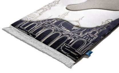 Taupe Mosque Premium Prayer Mat