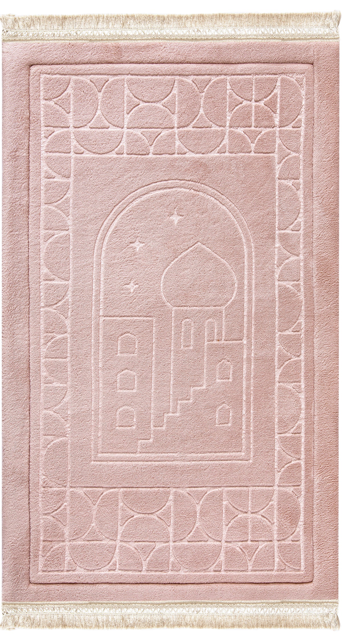 Blush Pink Emboss Prayer Mat