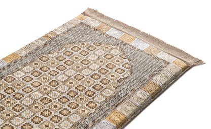 Brownish Croshet Medical Prayer Mat