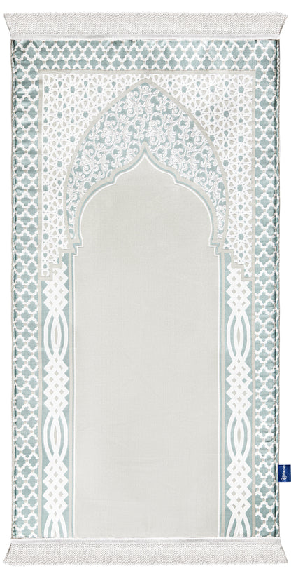 Imperial Mint Green Naseej Prayer Mat