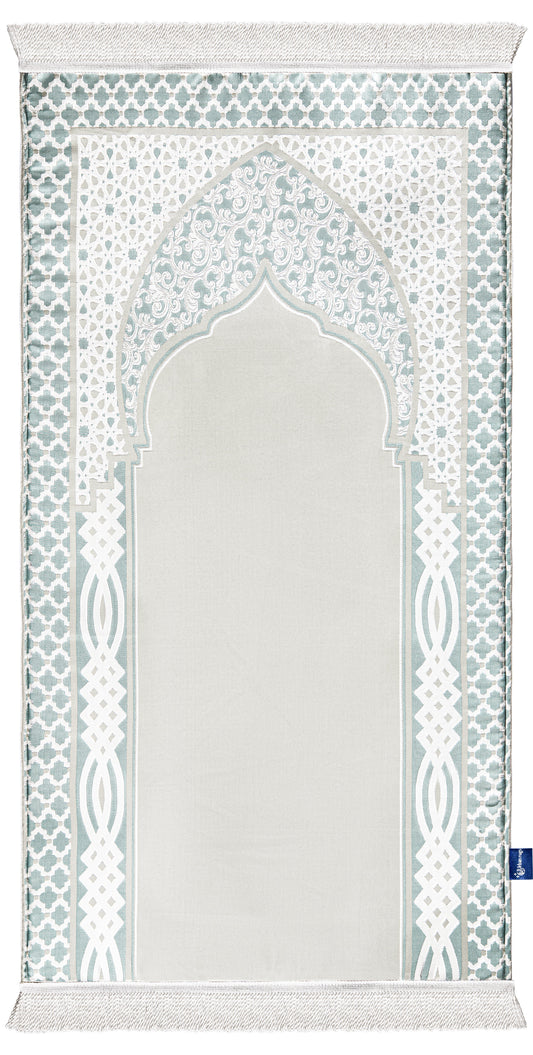 Imperial Mint Green Naseej Prayer Mat