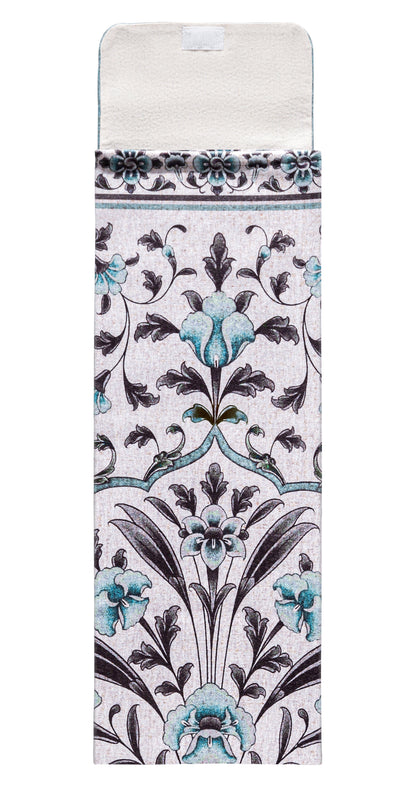 Blue Blooming Damask Pocket Sejadah