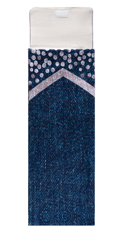 Grey Dotted Pocket Sejadah