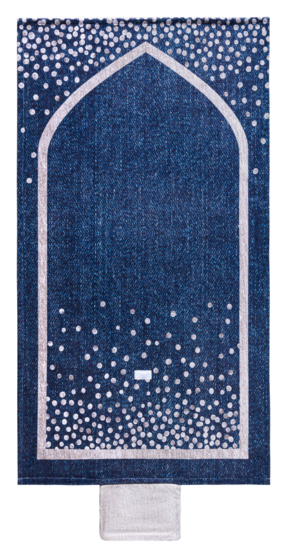 Grey Dotted Pocket Sejadah