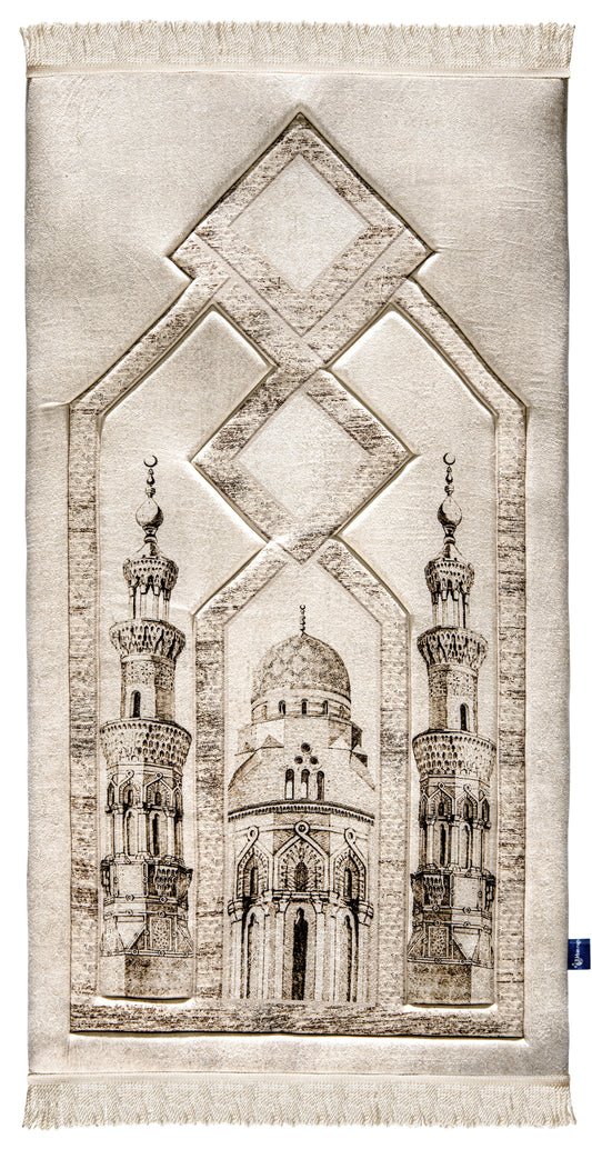Old Cairo Mosque Premium Prayer Mat