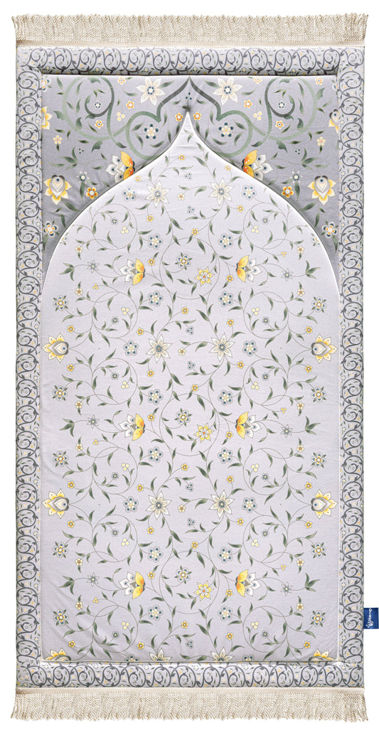 Yellow Louts Premium Prayer Mat