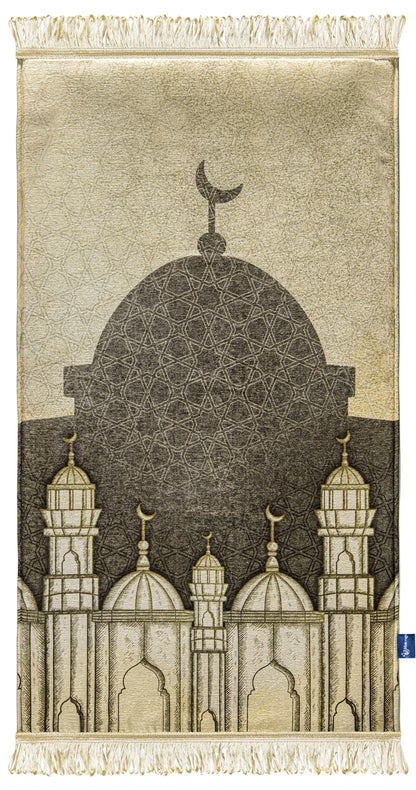 Beige Great Mosque Original Prayer Mat