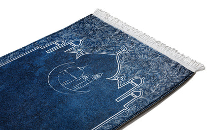 Islamic Navy Blue Original Prayer Mat