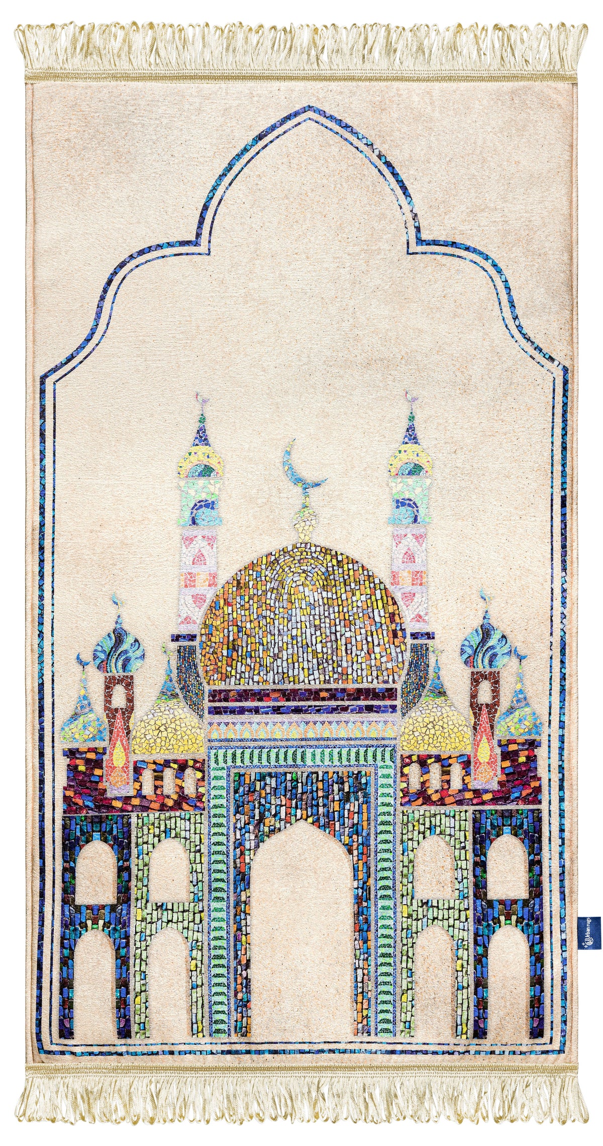 Kuwait Rugs Golden Mosaic Original Prayer Mat – Urban Rugs Kuwait